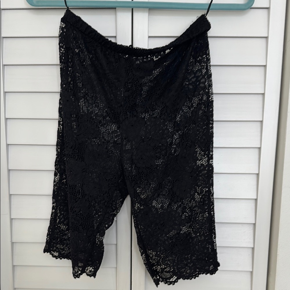 Black Lace Shorts